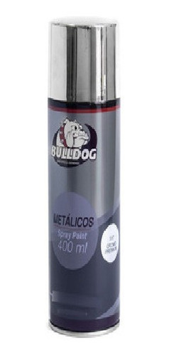 Pintura Bulldog En Spray Profesional 400 Ml Cromo Premium