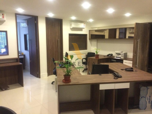 Imagem 9 de 13 de Barra Da Tijuca - O2 Corparate Office - Alugo R$5.900,00 - Magnifco Conjunto De Salas, Toda Reformada Ideal Para Empresas De Alto Padrão C/ 87m² - Loc5511m - 69421296