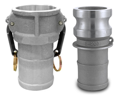 Juego Acople Camlock C-2,0'' Hembra Y E-2,0'' Macho