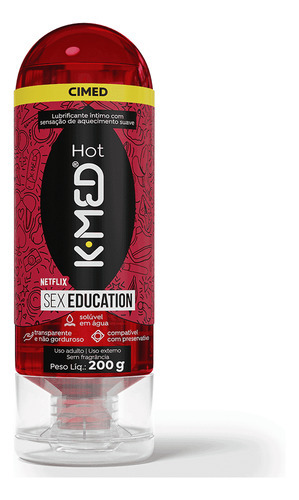 K-med Hot Sex Education Gel Lubrificante Íntimo 200g