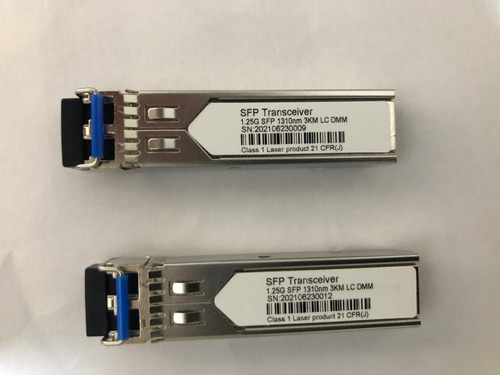 Par Modulos Sfp Duplex 1g 3km Sm Compatible Mikrotik /cisco