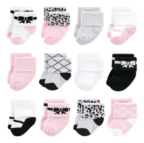 Hudson Baby Calcetines De Rizo Y Algodón Para Niñas De 6 ...