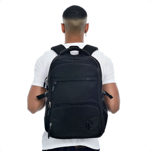 Mochila Corinthians 1910 Licenciada Cor Preto