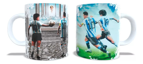 Tazon Taza Messi Y Maradona Legendario Colección 2024