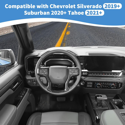 Rt-tcz Para Silverado Embellecedor Para Volante Accesorios I