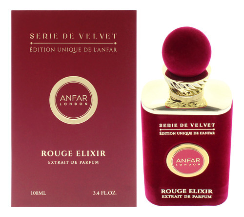 Perfume Anfar Velvet Rouge Extrait De Parfum 100 Ml Para Muj