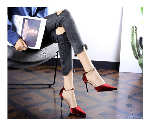 Zapatos De Tacón Para Dama Moda Plataforma Mujer Fiesta Boda