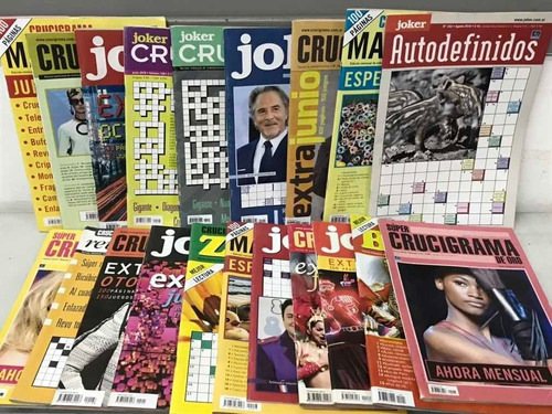 Revistas Crucigramas, Sopas, Joker, Cruzadex (promo Por 30)