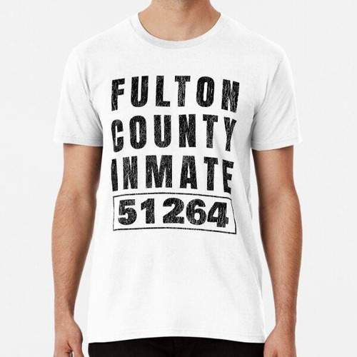 Remera Prison Inmate Halloween Costume Fulton County Georgia