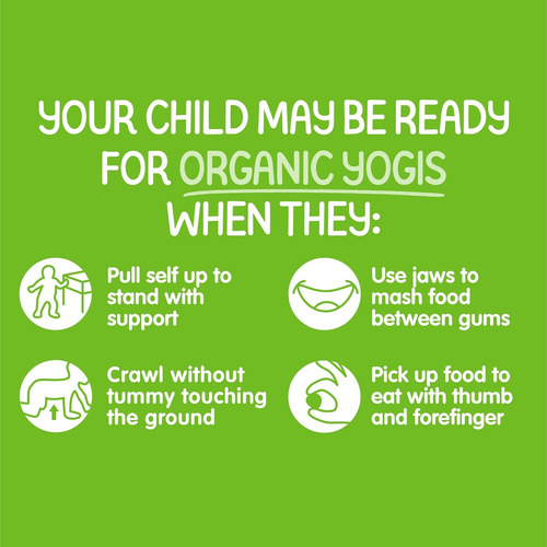 Happy Baby Organics Snacks Para Bebés, Yogis, Yogur Liofiliz