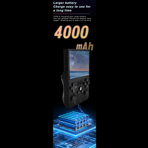 Console De Jogo Retrô Portátil R36pro De 64 Gb Com Tela Hd D