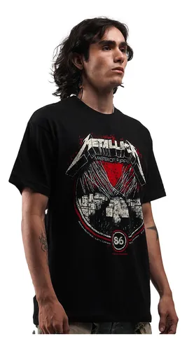Camiseta metallica master of puppets hotsell