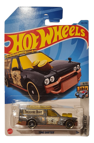 Hot Wheels N°210 Time Shifter Treasure Hunt Ruedas Plásticas