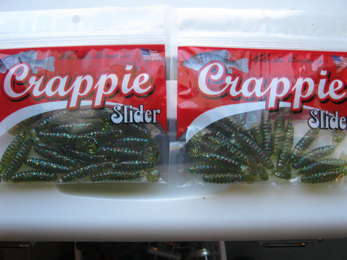 Charlie Brewer 1.5  Crappie Slider Grub Cscsgg88 2 S