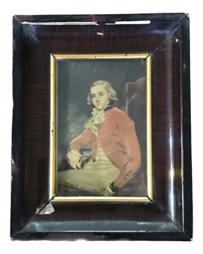 Retrato Miniatura Reproduction Oleo Capitan William Bligh