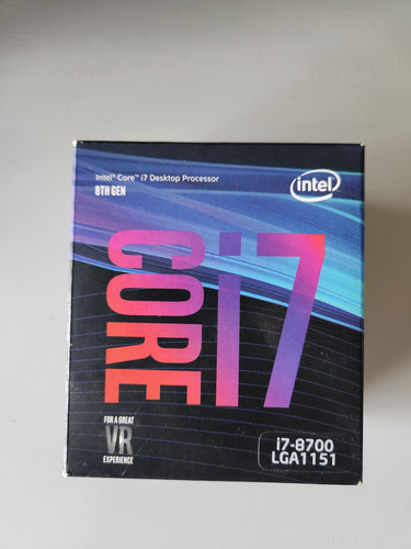 Processador Gamer I7 8700 3.20ghz (cooler Stock Novo)