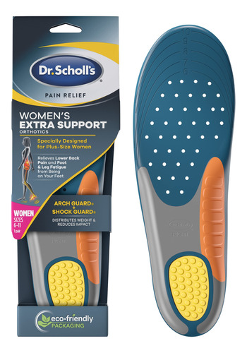 Dr. Scholl's Plantillas Para Mujer, Con Soporte Adicional Pa