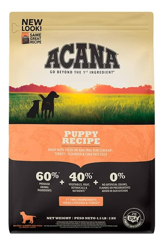 Alimento Acana Puppy & Junior Recipe  11.4kg