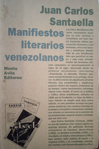 Manifiestos Literarios Venezolanos / Juan Carlos Santaella