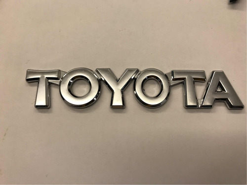 Emblema Letras Toyota Metal Cromado