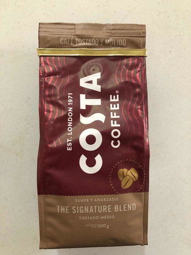 Cafe Tostado Y Molido Costa Coffee 500 Gms Tostado Medio