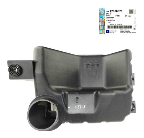 Imagen 8 de 10 de Portafiltro Purificador Aire Motor Aveo 2009 2010 Clasico