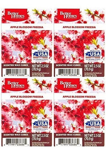 Better Homes And Gardens Cubos De Cera Perfumada Apple Bloss