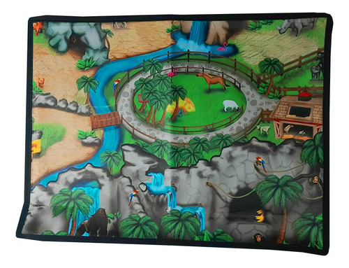 Brinquedo Zoológico Animais C/ Tapete 1049 - Gulliver