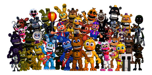 Kit Imprimible Imágenes Clipart Five Nights At Freddy's 