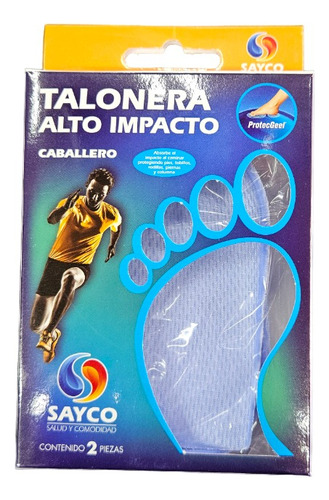 Talonera Plantilla Alto Impacto Gel