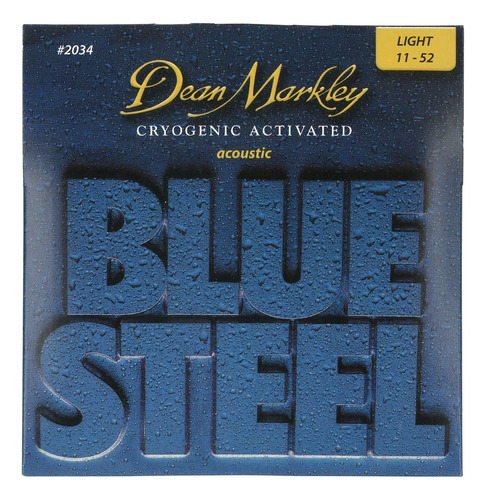 Dean Markley Blue Steel Cuerda Acustica Activada Criogenica