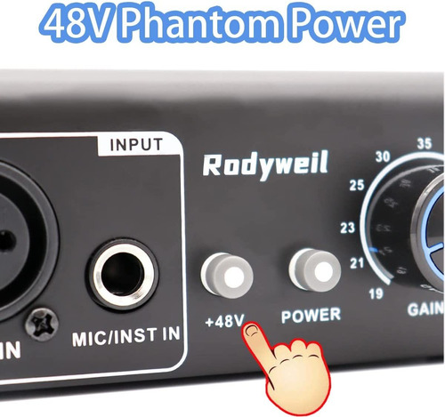 Amplificador De Preamplificador De Micrófono Para Micr...