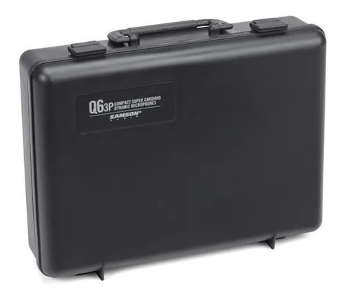 Imagem 3 de 4 de Kit Com 3 Microfones Samson Q63p Com Case + 3 Cachimbo