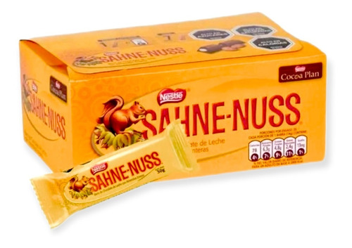 Caja Chocolate Sahne Nuss 30 Unidades