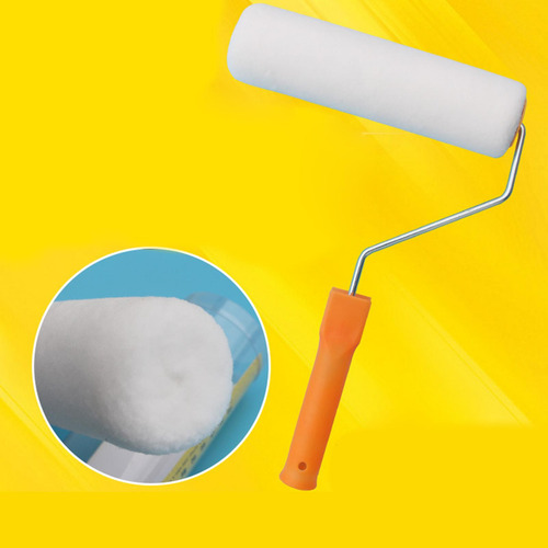 30 Piezas Kit De Cepillos De Rodillo De Pintura Amarillo