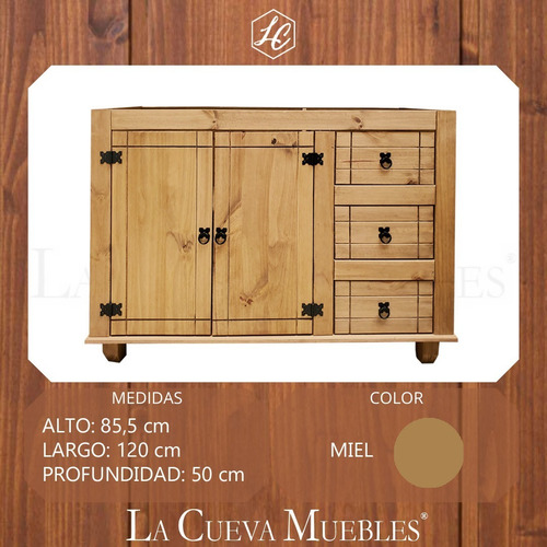 Imagen 3 de 10 de Mueble De Cocina Madera N- Aereo Alacena - Bajo Mesada - Lcm