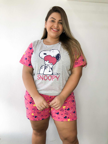 Kit 3 Short Doll /camisola Plus Size Malha Tamanhos 50 Ao 54