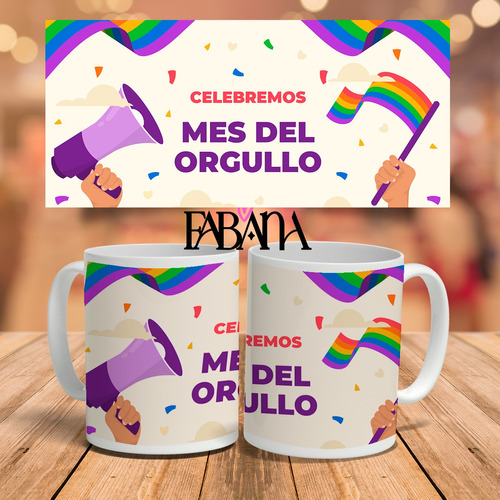 Taza Sublimada Diseño Mes Del Orgullo 1