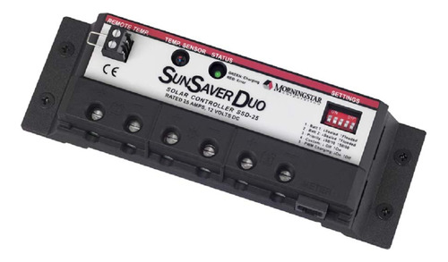 Morningstar Sunsaver Duo 25a Pwm Controlador De Carga Solar