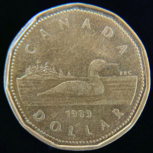 Canada, Dollar, 1989. Casi Sin Circular