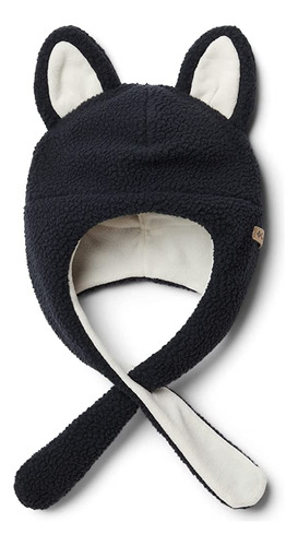 Columbia Baby Tiny Animal Beanie Ii, Negro / Tiza, Talla Úni