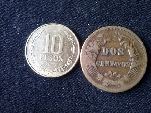 Moneda Perú Dos Centavos 1878 Cobre (c14)