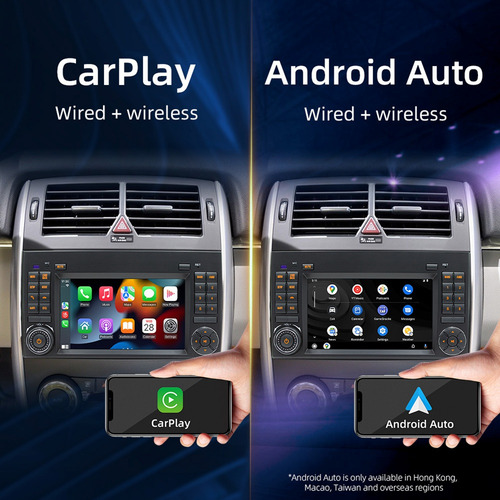 Reproductor Estéreo De Radio De Coche Android De 7 Pulgadas