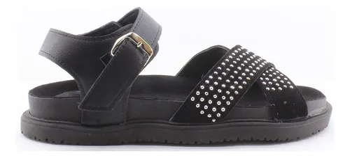 Sandalias Bajas Tiras Cruzadas Dama Mujer 1042 Comoda Cshoes