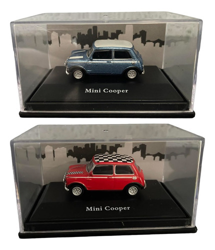 Set De Autos Mini Cooper Cararama Escala 1:72