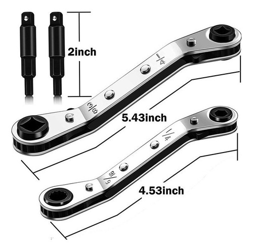 Llave De Servicio Hvac, Trinquete For Válvula De Aire