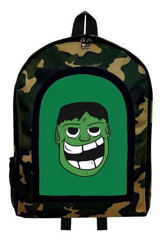 Mochila Camuflada Hulk Nueva Colección Modelo 11