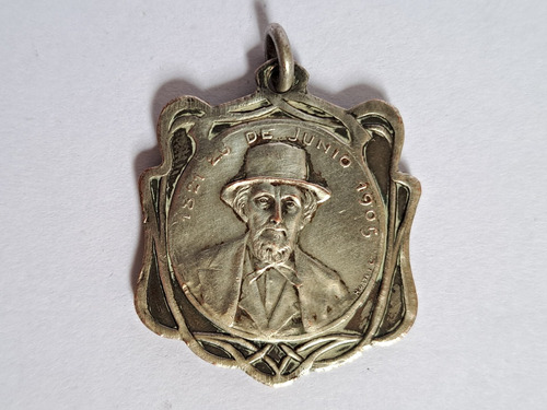 Medalla Conmemorativa Bartolome Mitre 1905 Antigua Intacta