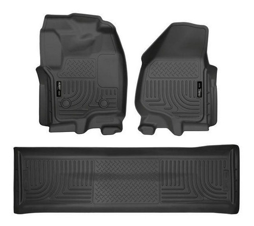 Husky Floorliners 1ra Y 2da F Ford F250f350 Super Duty 12-16