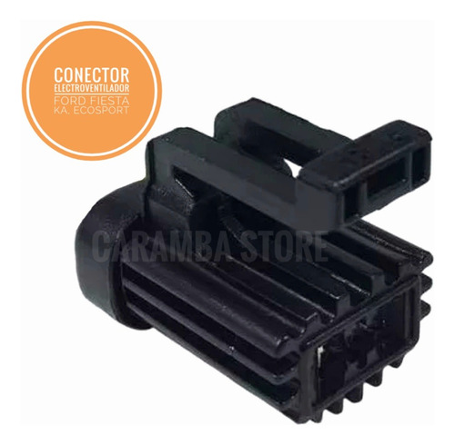 Conector Electro Ventilador Ford Fiesta, Ka, Ecosport